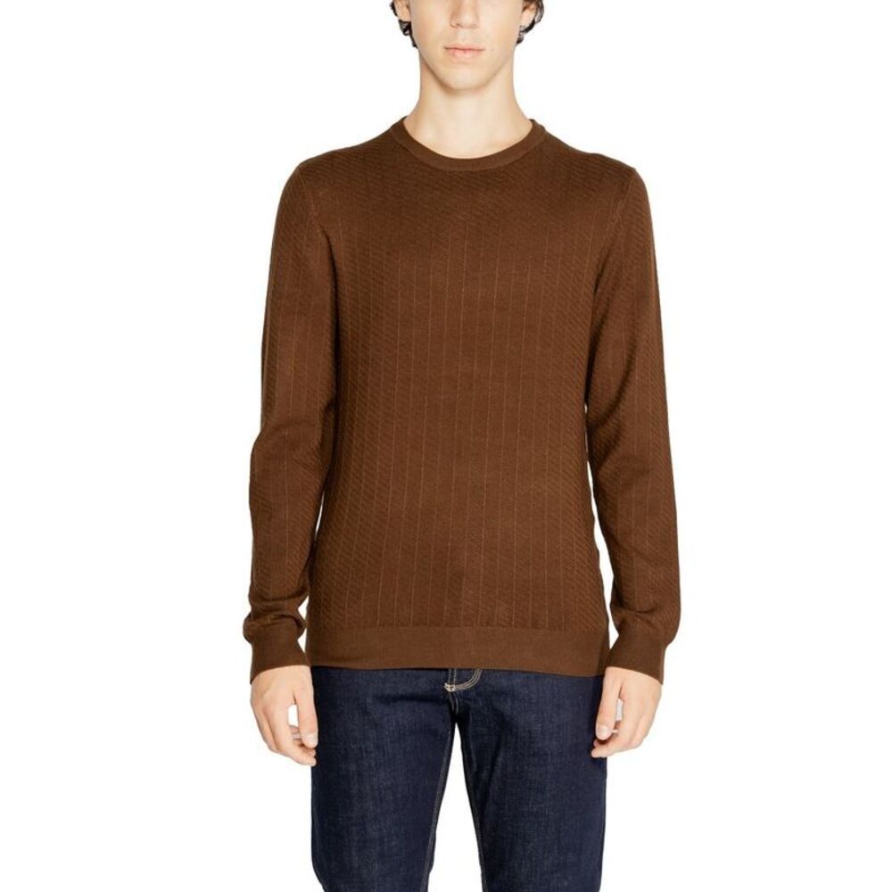 Antony Morato Brown Viscose Men's Sweatshirt